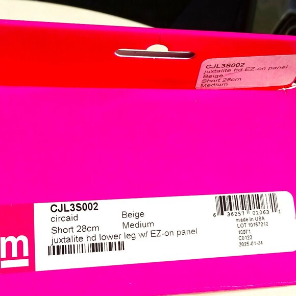 Medi Compression Stockings HD Lower Leg Med Short  CJL3S002 Circaid Juxtalite - Picture 2 of 7